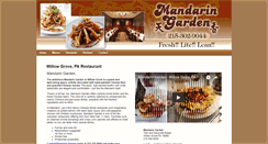 Desktop Screenshot of mandaringardenwillowgrove.com